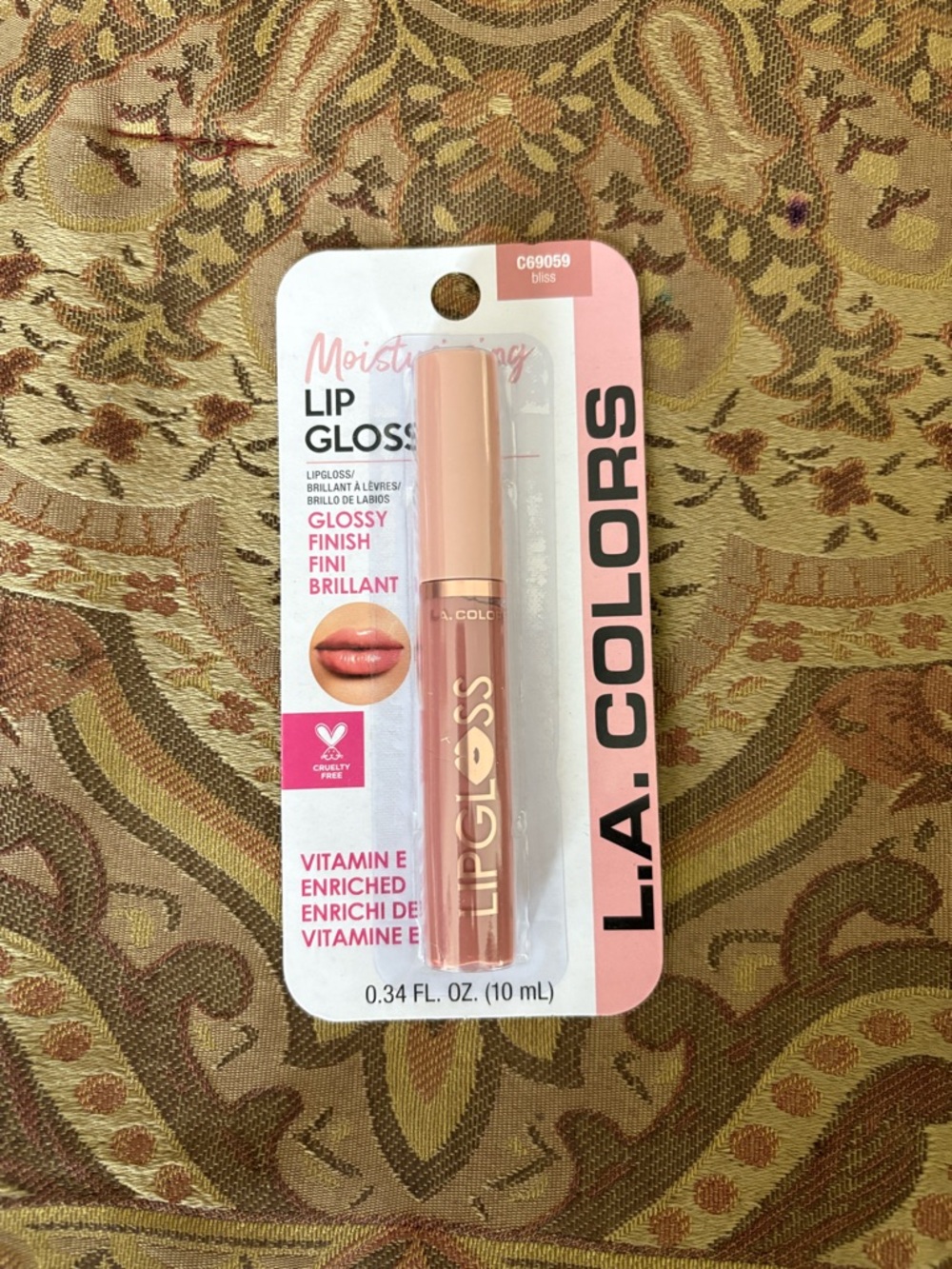 L.A. Colors Moisturizing Lip Gloss - Nude Peach